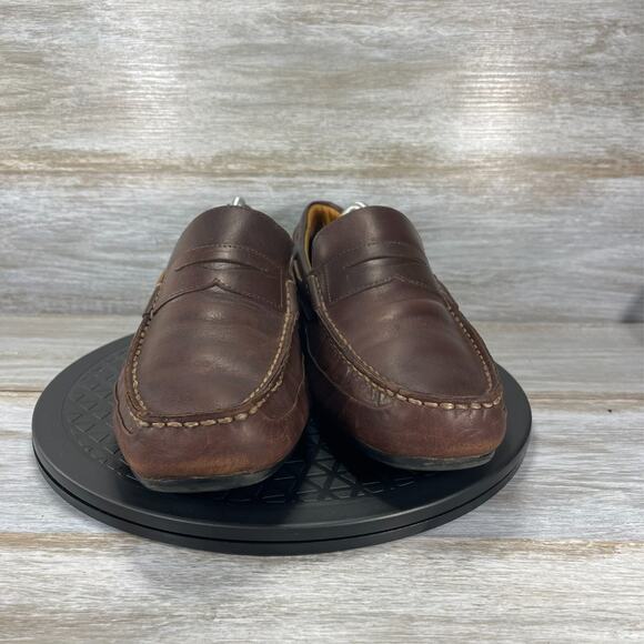 Sperry Men's Gold Cup Capetown Brown Leather Driving Loafers Shoes Size 11 - Picture 2 of 10